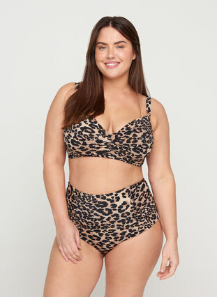 Bikinioverdel, Leopard Print, Model image number 2