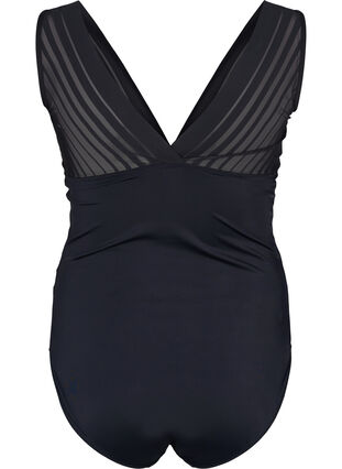 Zizzi Bodystocking med mesh, Black, Packshot image number 1