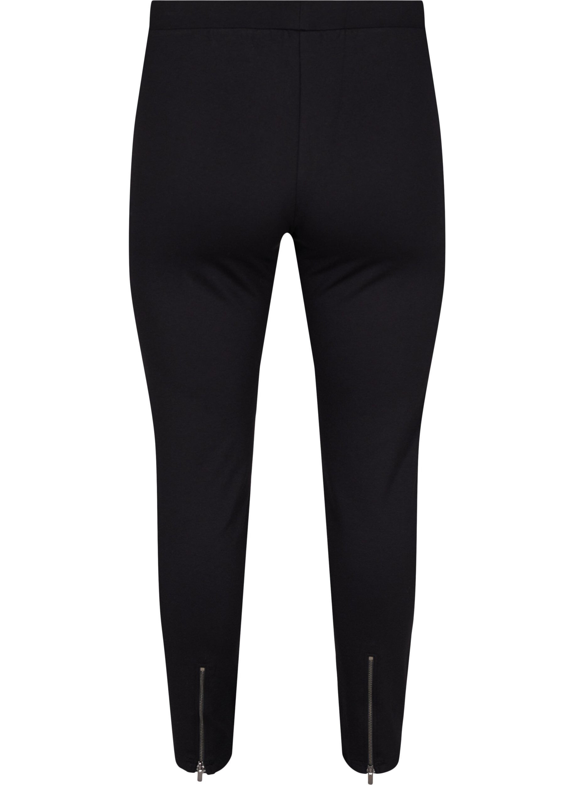 Zizzi Leggings med glidel&aring;s, Black, Packshot image number 1