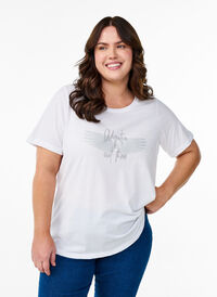 FLASH - T-skjorte med motiv, Hvit FLASH - T-skjorte med motiv, Hvit, Model