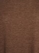 Jersey bluse med 3/4 ermer, Brun, Packshot image number 2