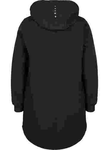 Softshelljakke med tilhørende fleece, Black Solid, Packshot image number 1