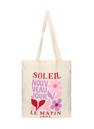 Tote bag med trykk, R&oslash;d