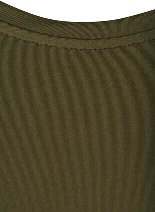 Ensfarget T-skjorte til trening, Ivy Green, Packshot image number 3