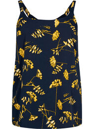 FLASH - Topp med mønster, Night Sky Yellow AOP