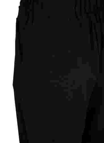 Løse bukser med lommer, Black, Packshot image number 3