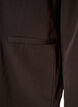 Dobbeltradet blazer med Loose fit, Brun, Packshot image number 3