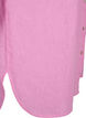Lang skjorte i lin og bomull, Rosebloom, Packshot image number 3
