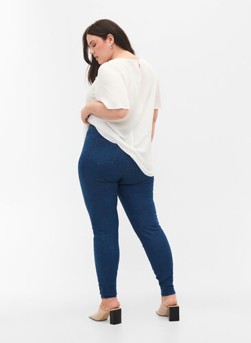 Jeggings med lommer, Dark blue, Model image number 1