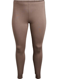 Basis leggings i viskose, Brun