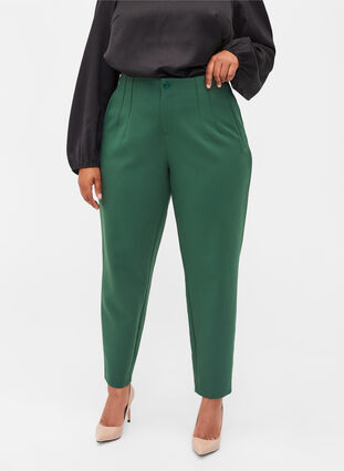 Klassiske bukser med høyt liv, Formal Garden, Model image number 2