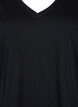 FLASH - T-skjorter med V-hals, 2 stk., Black/Black, Packshot image number 3