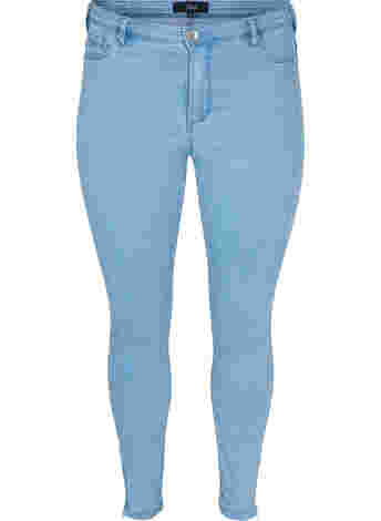 Cropped Amy jeans med glidelås