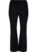Bukser med flare, Black, Packshot image number 1