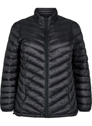 Zizzi Lett jakke med lommer, Svart, Packshot image number 0