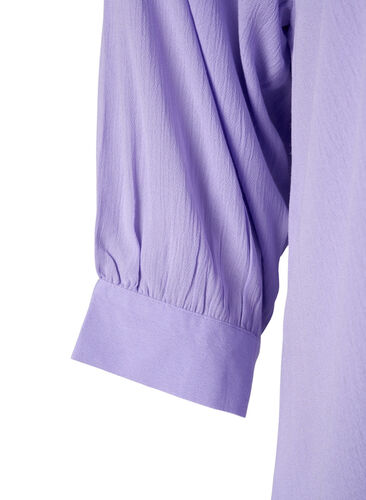 Tunika i viskose med 3/4-ermer, Lavender, Packshot image number 2