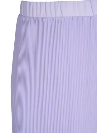 Midiskjørt i plissé, Lavender SOLID, Packshot image number 2
