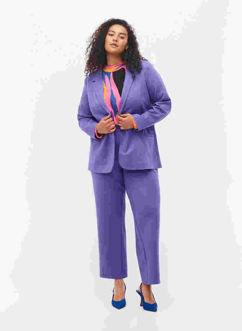 Bukser med vidde og lommer, Ultra Violet, Model image number 0