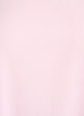 Bluse med korte ermer og rund hals, Rosa, Packshot image number 2