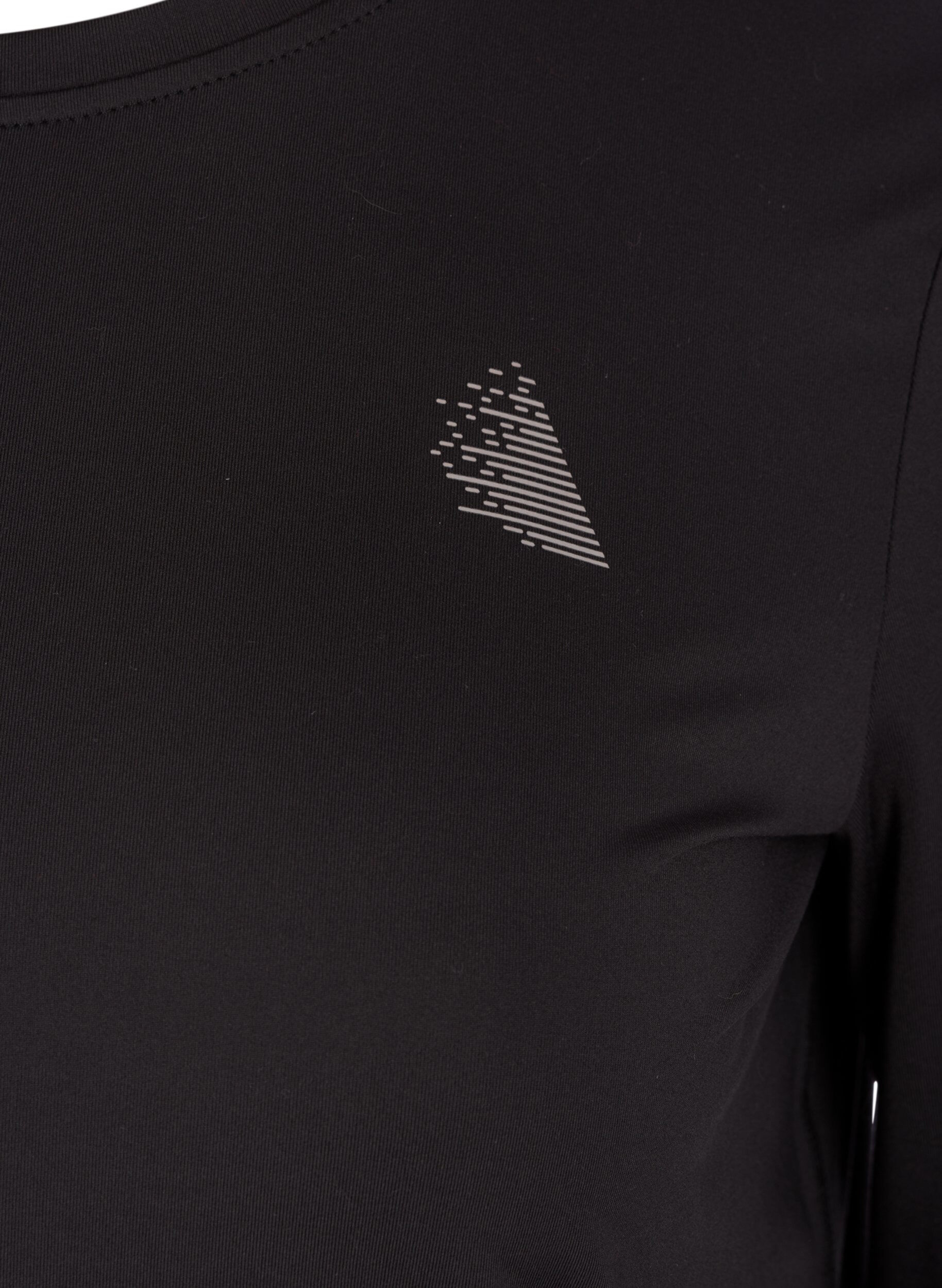 ZizziTreningsgenser med lange ermer, Svart, Packshot image number 2