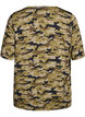T-skjorte med TENCEL&trade; Lyocell og kamuflasjetrykk, Gr&oslash;nn, Packshot image number 1