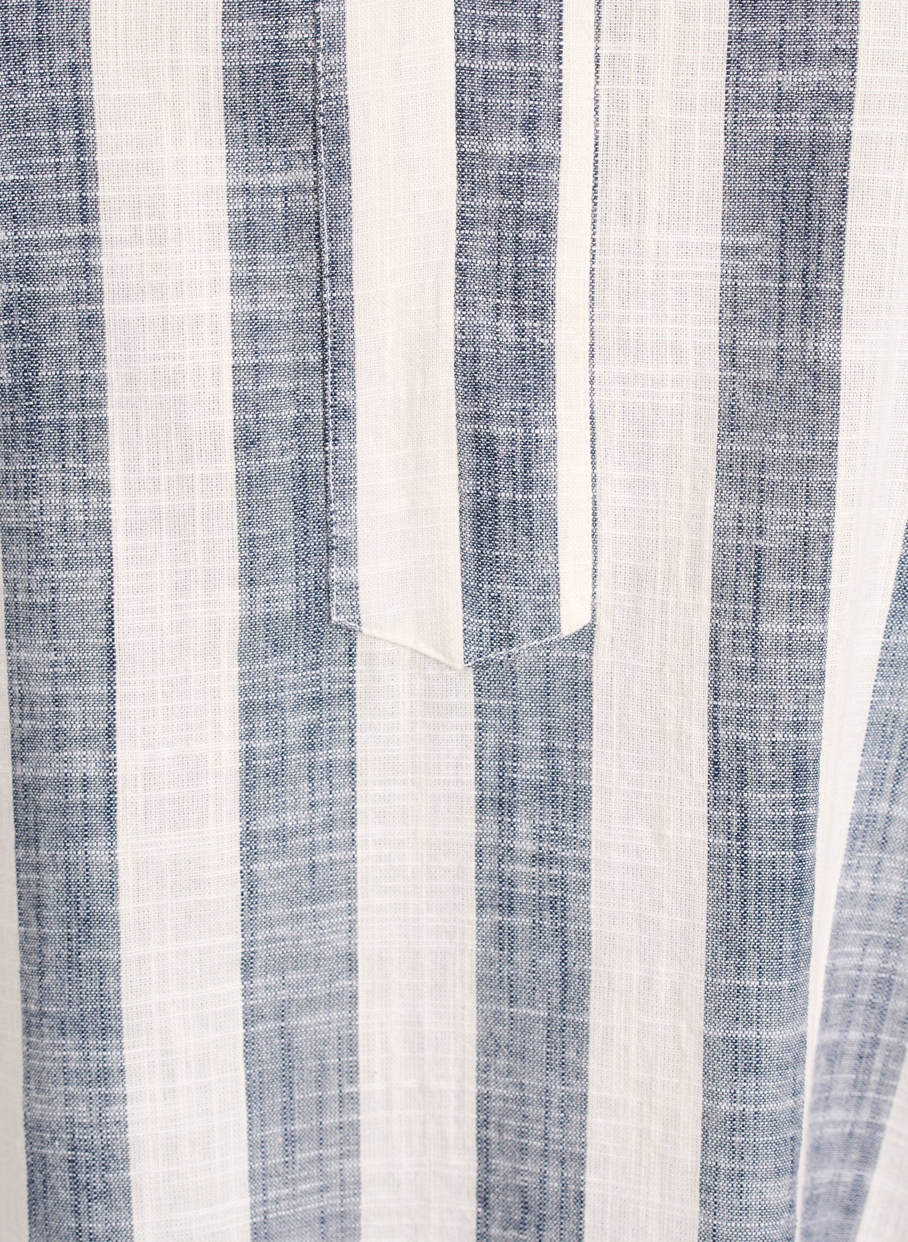 Zizzi Bomullstunika med V-hals, Beige, Packshot image number 2