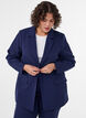 Klassisk blazer med knappelukking, Bl&aring;, Model image number 0