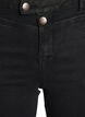 Regular fit Gemma jeans med h&oslash;y midje, Svart, Packshot image number 2