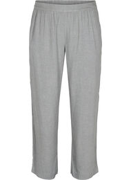 Klassisk bukse med lommer, Grey Melange