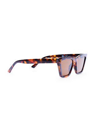 Solbriller med mønster, Brown, Packshot image number 1