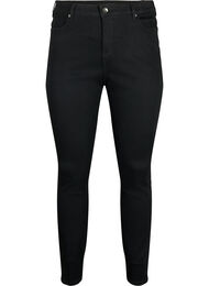 Amy jeans med høy midje og supersmal passform, Black