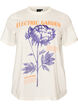 Bomulls-T-skjorte med trykk, Hvit, Packshot image number 0