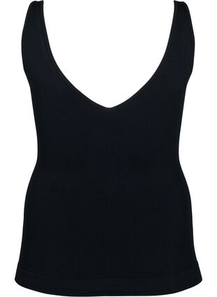 Zizzi Sømløs topp i modal, Black, Packshot image number 1