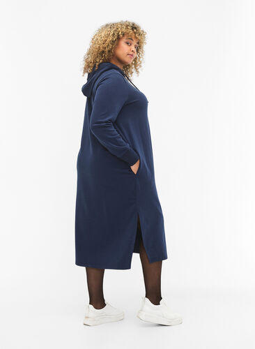 Genserkjole med hette, Dress Blues, Model image number 1