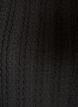Jerseybluse med struktur og ballongsilhuett, Svart, Packshot image number 2
