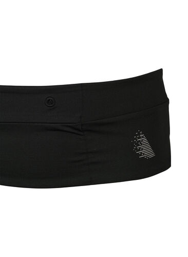 Løpebelte med refleks og lommer, Black, Packshot image number 2