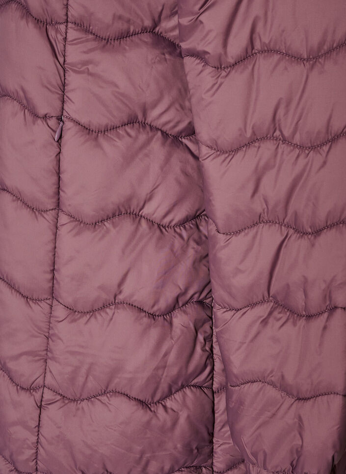 Quiltet jakke, Rosa, Packshot image number 3
