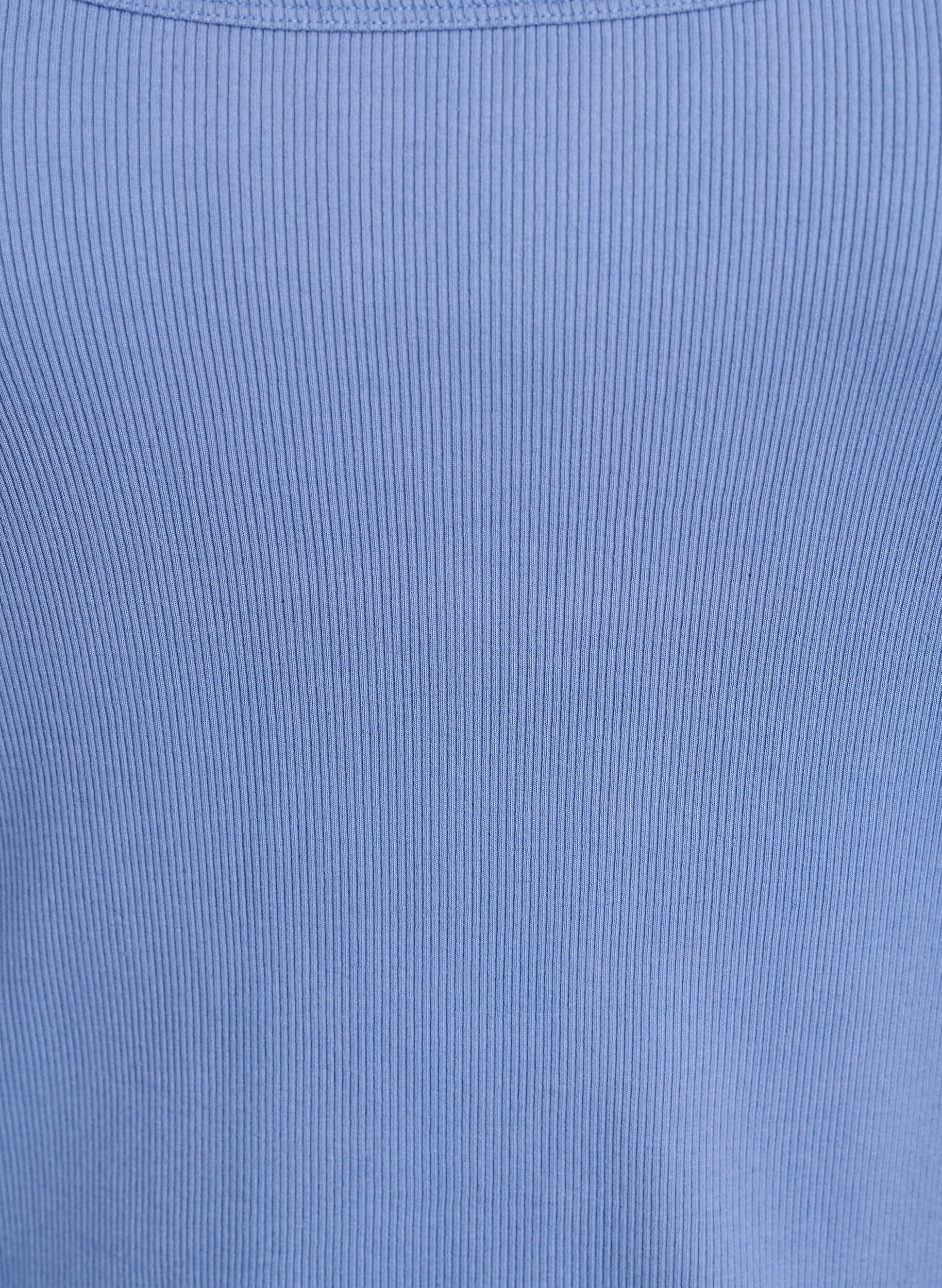 ZizziRibbet topp med firkantet halslinje, Lilla, Packshot image number 2