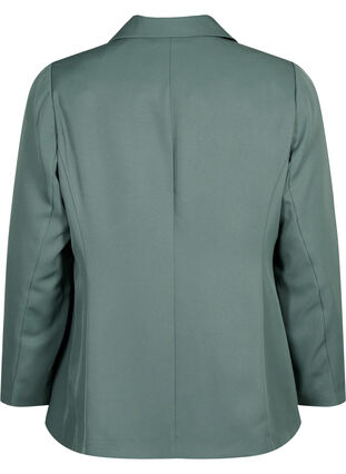 FLASH - Enkel blazer med knapp, Balsam Green, Packshot image number 1