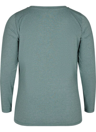 Basisbluse til gravide med lange ermer, Silver Pine, Packshot image number 1
