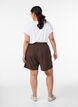 Treningsshorts med innershorts og en lomme til telefonen, Brun, Model image number 2