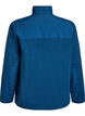 Fleecejakke med høy krage og lommer, Blå, Packshot image number 1