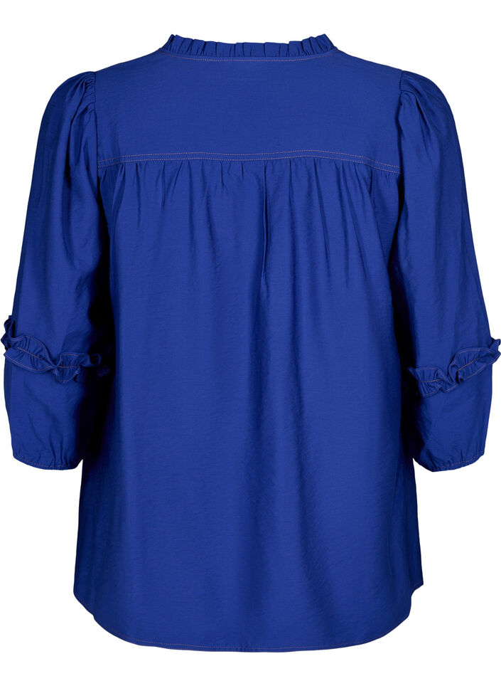 Bluse med ruffles, Surf the web, Packshot image number 1