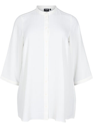 Zizzi FLASH - Tunika med 3/4 ermer, Vanilje, Packshot image number 0