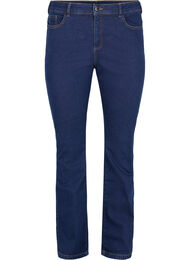 Ellen bootcut jeans med høyt liv, Unwashed