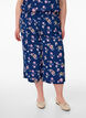 Culottebukser med m&oslash;nster, Bl&aring;, Model image number 2