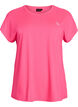 Ensfarget trenings-T-skjorte, Rosa, Packshot image number 0