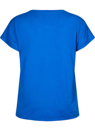 Kortermet trenings T-skjorte, Lapis Blue, Packshot image number 1