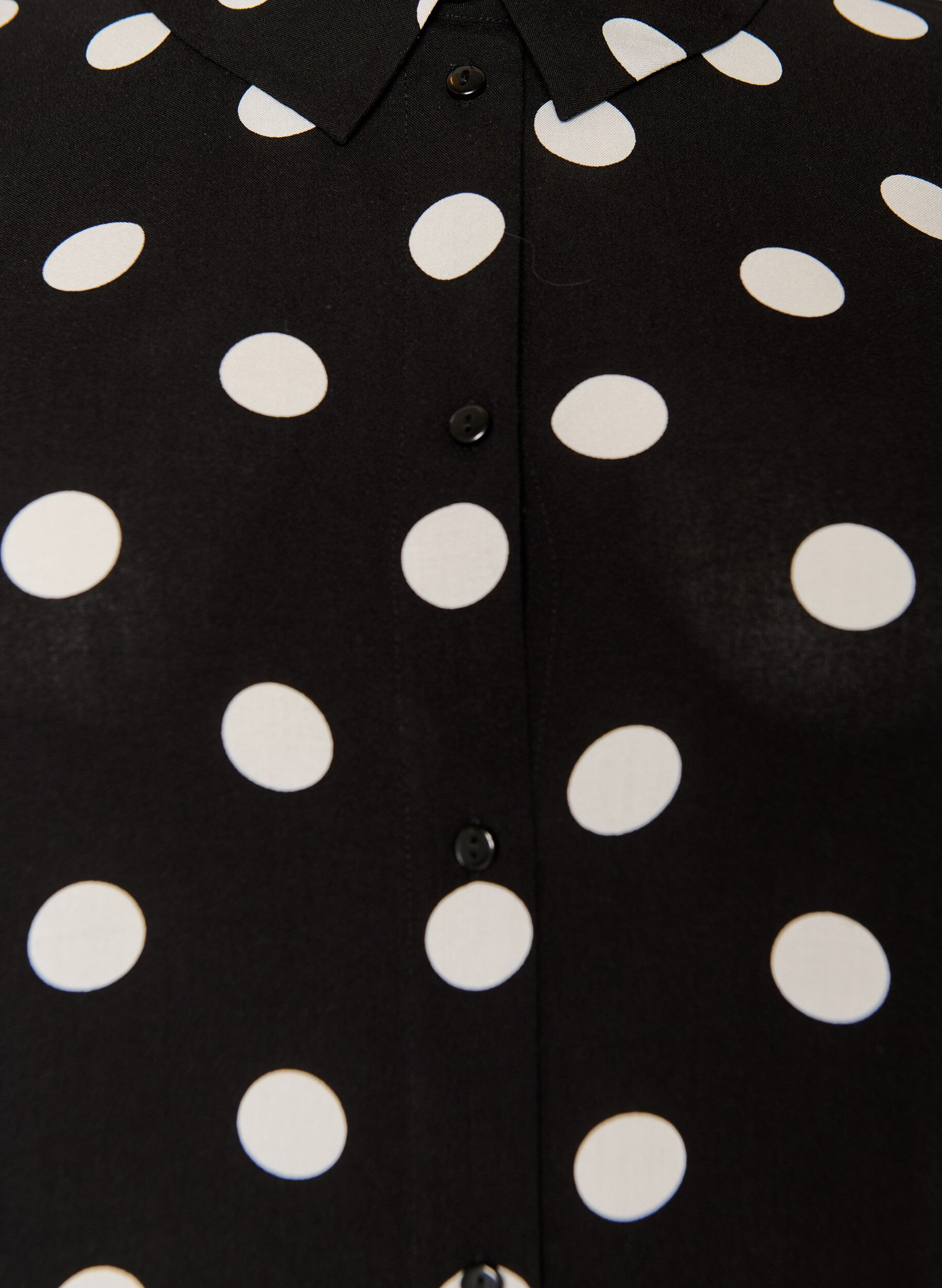 Zizzi Loose fit lang skjorte i viskose, Vanilje, Packshot image number 2