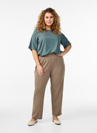 Flash – Bukser med rett passform, Beige Flash – Bukser med rett passform, Beige, Model
